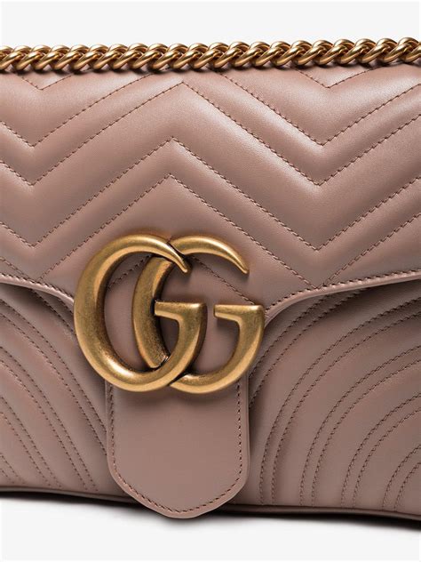 pochette gucci manico beige|gucci leather shoulder bag.